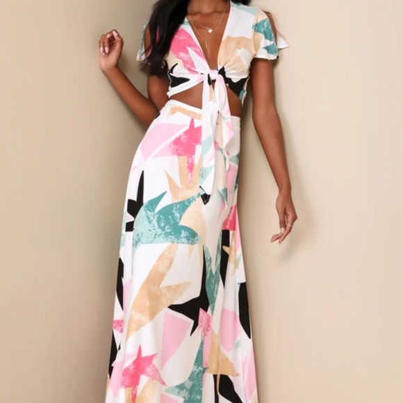 Lulus Dresses & Skirts - Lulus Two Piece Maxi Dress